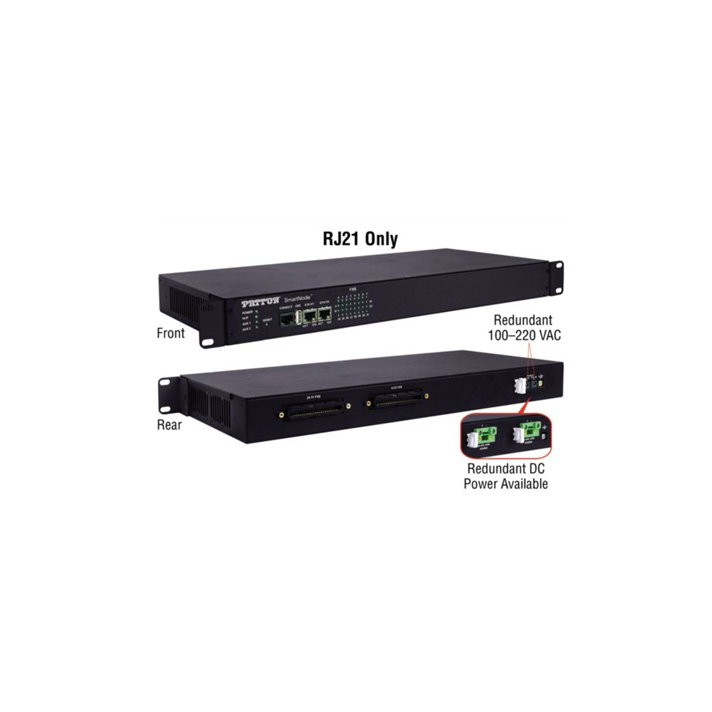 SmartNode VoIP GW, 48 FXS on 2xRJ21-50pin (RUI)
