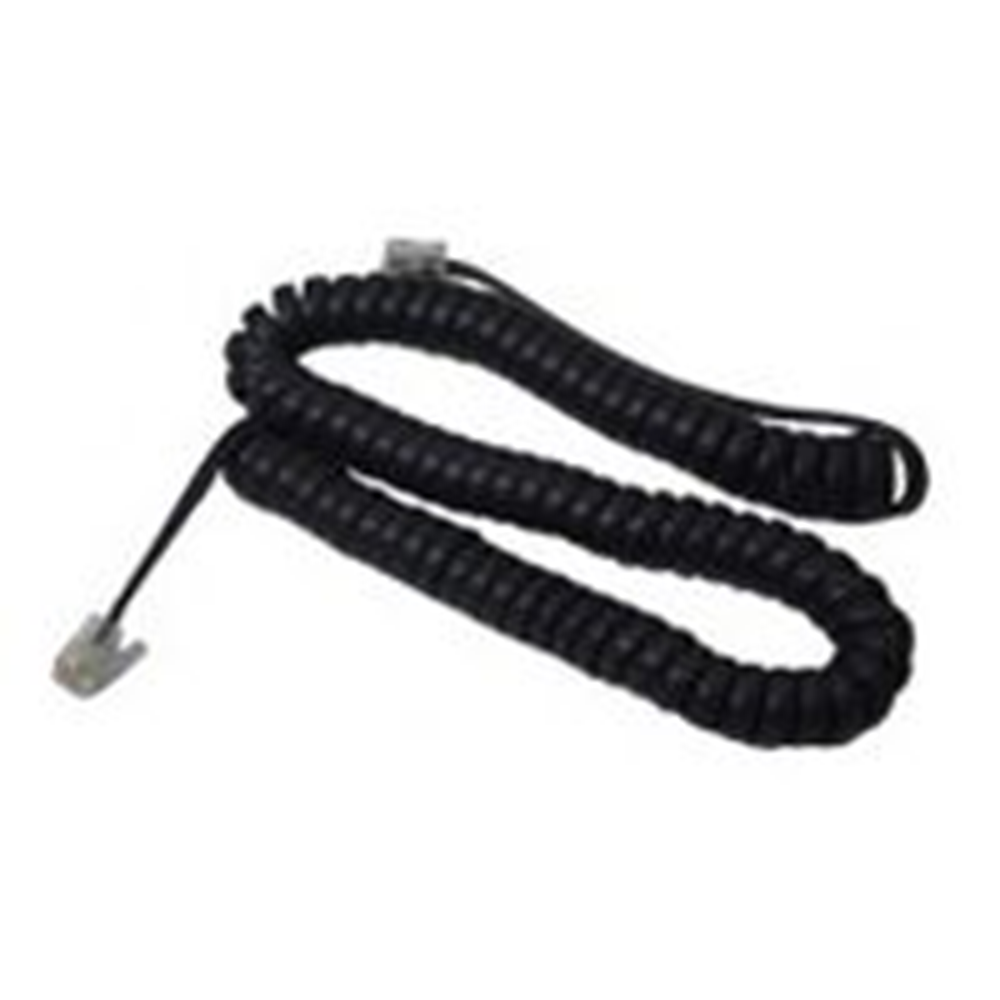 Tiptel Curly cord for handset Tiptel 160  Black