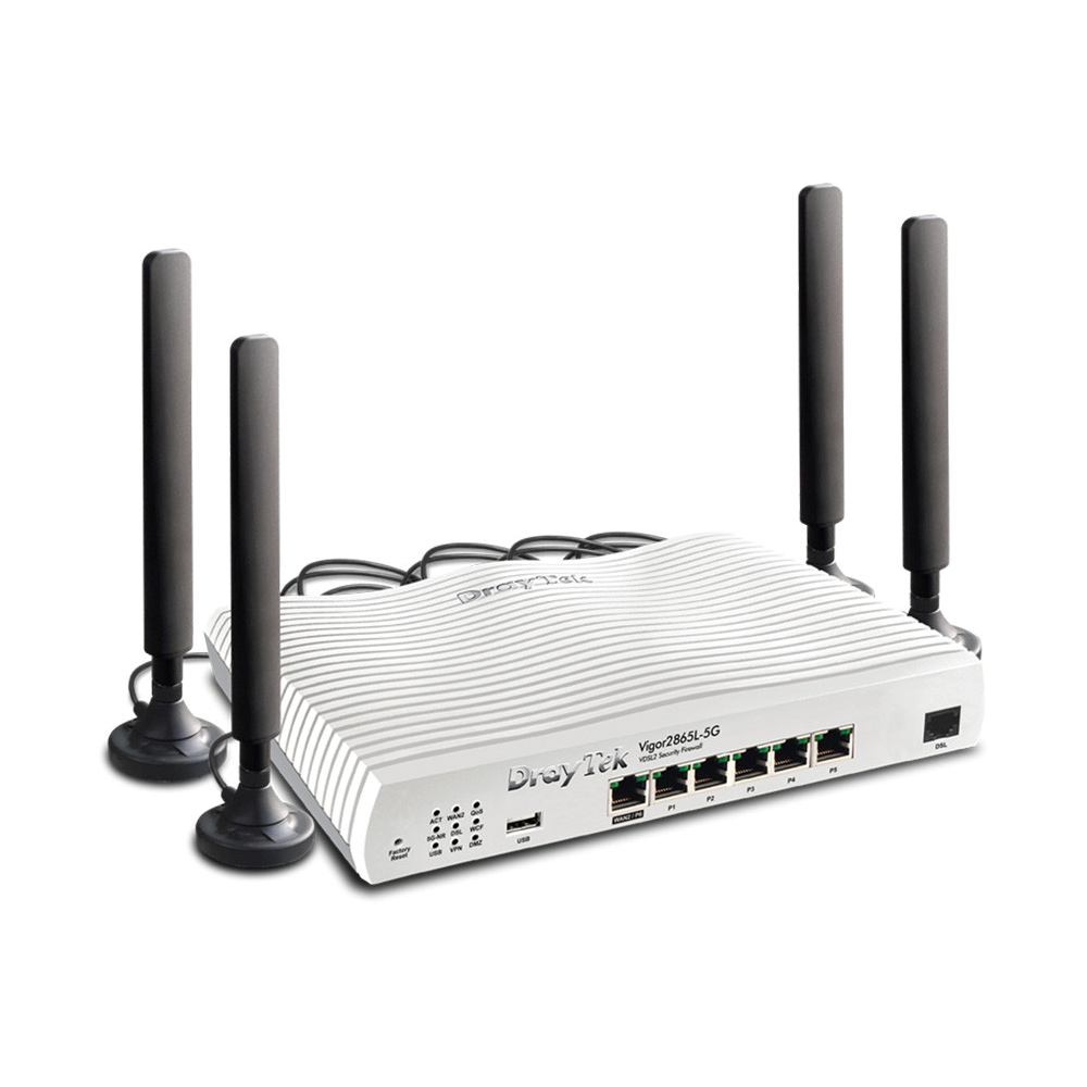 Vigor 2865L 5G modem met Dual SIM card slot Vigor 2865L 5G modem met Dual SIM card slot