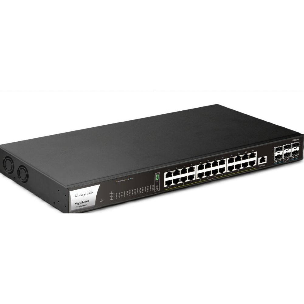 VigorSwitch Q2300x 24 poorten 2,5 Gigabit + 6 SFP+