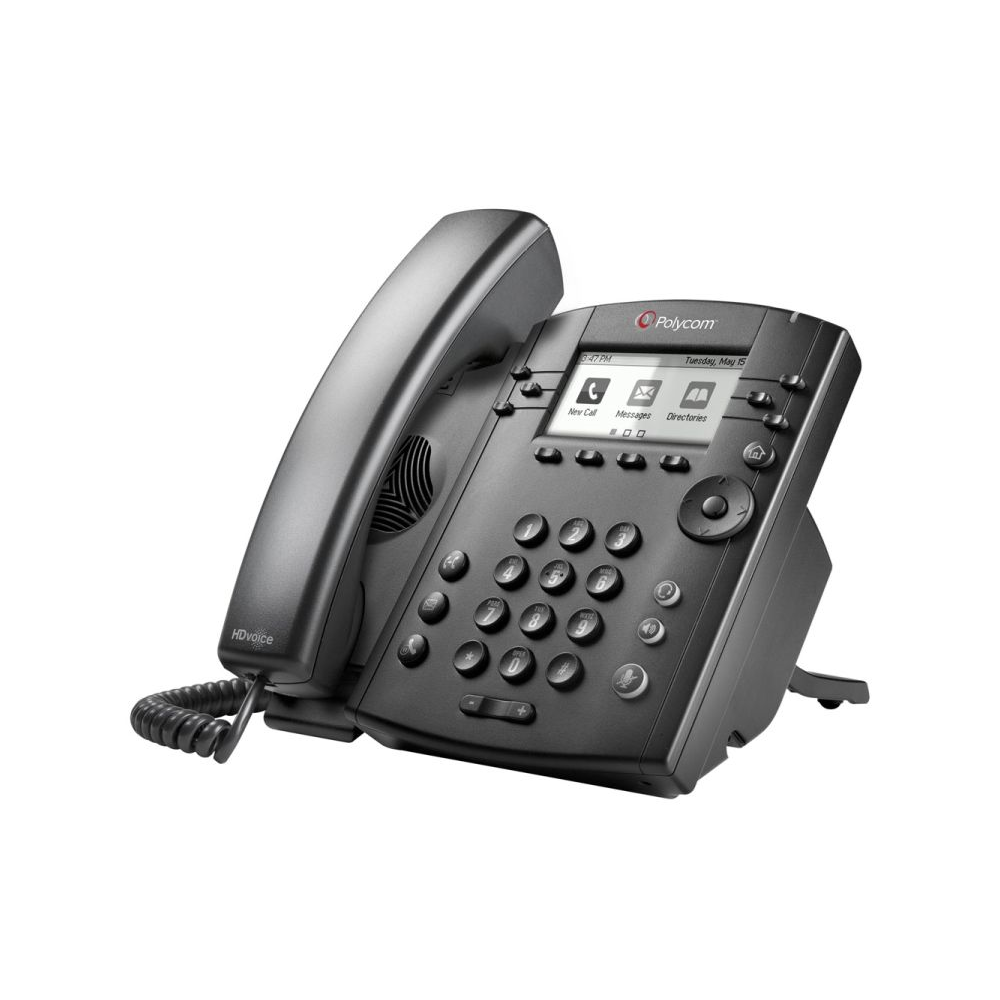 VVX 301 6-line Desktop Phone with HD Voice SKYPE FOR BUSINESS EDITION