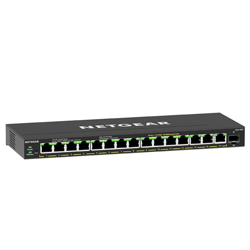 16PT GE PLUS SWCH W/ POE+ 16PT GE PLUS SWCH W/ POE+