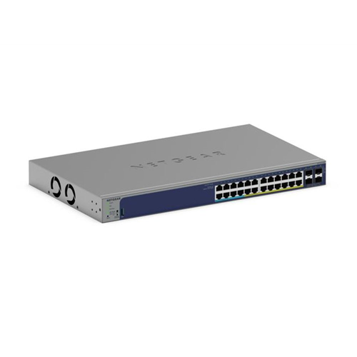 24P GE POE++ SMART SWTH W/10G SFP+ (GS728TXUP) 24P GE POE++ SMART SWTH W/10G SFP+ (GS728TXUP)