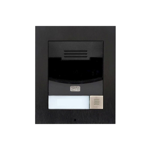 2N IP Solo inbouw intercom met camera (zwart) 2N IP Solo inbouw intercom met camera (zwart)