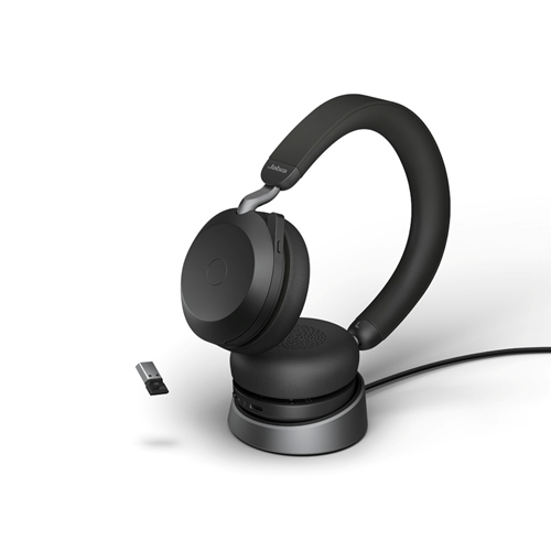 Jabra Evolve2 75 Link380a UC Stereo Stand Black Jabra Evolve2 75 Link380a UC Stereo Stand Black