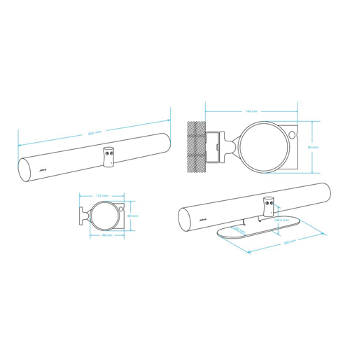 JABRA PANACAST 50 EMEA, GREY JABRA PANACAST 50 EMEA, GREY