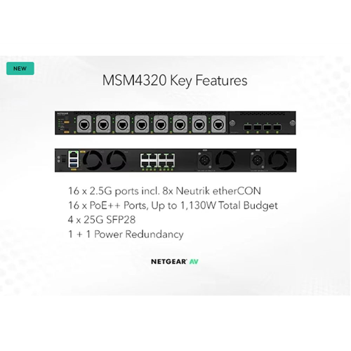 M4350-16M4V managed switch (MSM4320) M4350-16M4V managed switch (MSM4320)
