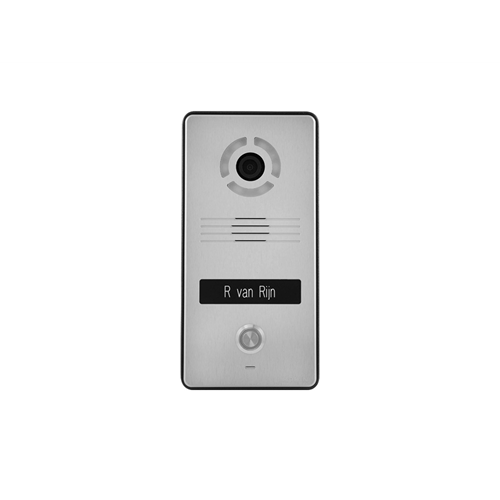 Robin SlimLine SIP, IP camera, Two tone Silver/Black,1 toets (opbouw)