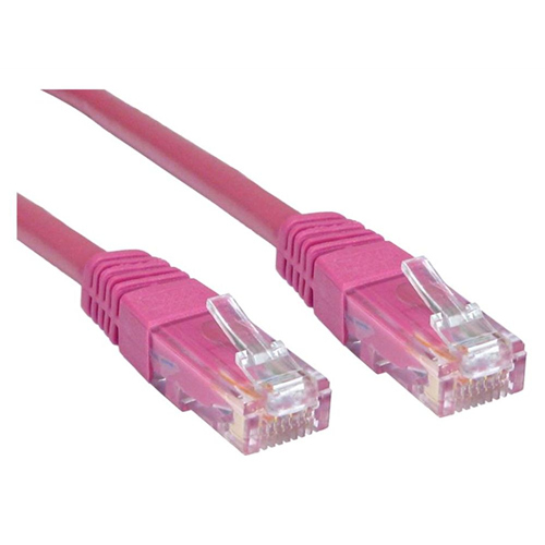 UTP CAT6 patchcable pink 5 m