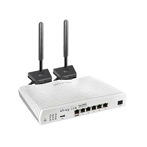 Vigor 2865L LTE (4G) modem met Dual SIM card slot
