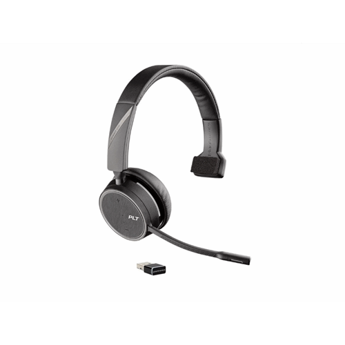 POLY Voyager 4210 UC Headset - Zwart w/ Charging stand