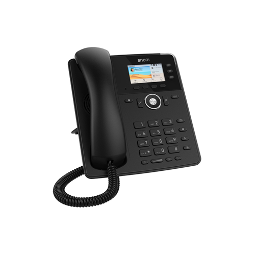 Snom D717 SIP-telefoon 6 accounts, zwarte versie